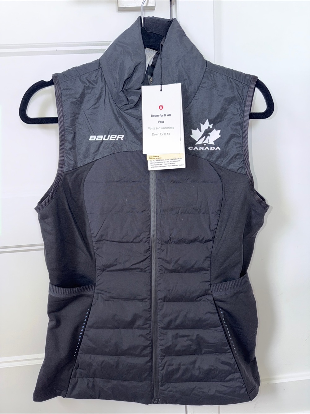 lululemon athletica Black Down for it all vest